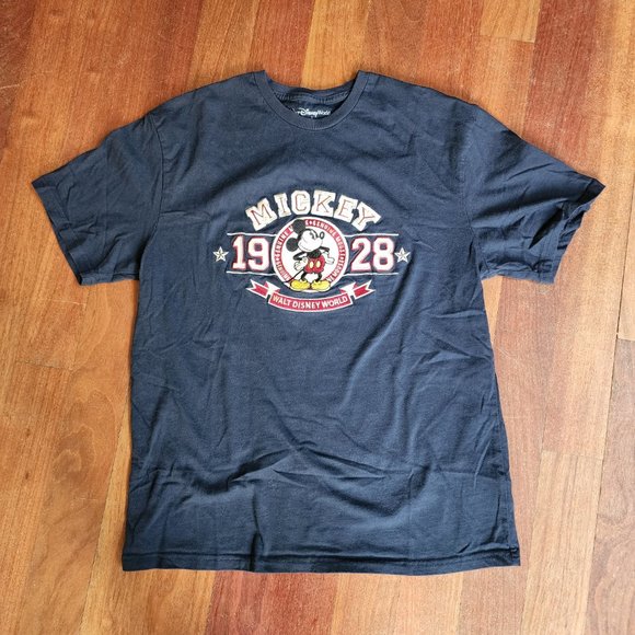 Disney Navy Mickey Mouse 1928 T-Shirt Size Small - Picture 3 of 8